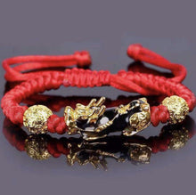 Load image into Gallery viewer, Pi Xiu Red String - Tibetan Luck Bracelet
