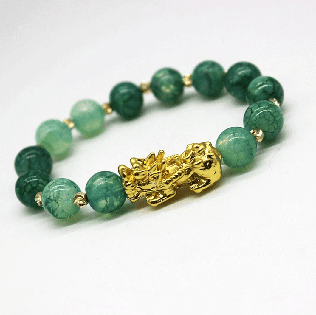 Chakra Cleansing - Jade Stone Wealth Bracelet