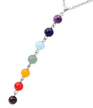 Load image into Gallery viewer, Seven Chakra Healing - Gem Stone Pendant
