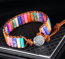Load image into Gallery viewer, Tree of Life &amp; Emperor Stones - Anti Stress Bracelet
