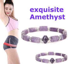 Load image into Gallery viewer, Sleep Purifying &amp; Body Slimming - Amethyst Stone Bracelet
