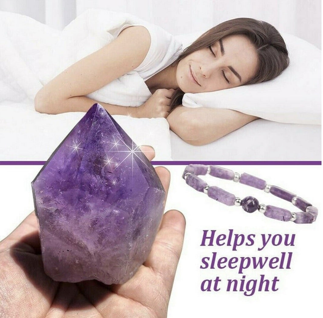 Sleep Purifying & Body Slimming - Amethyst Stone Bracelet
